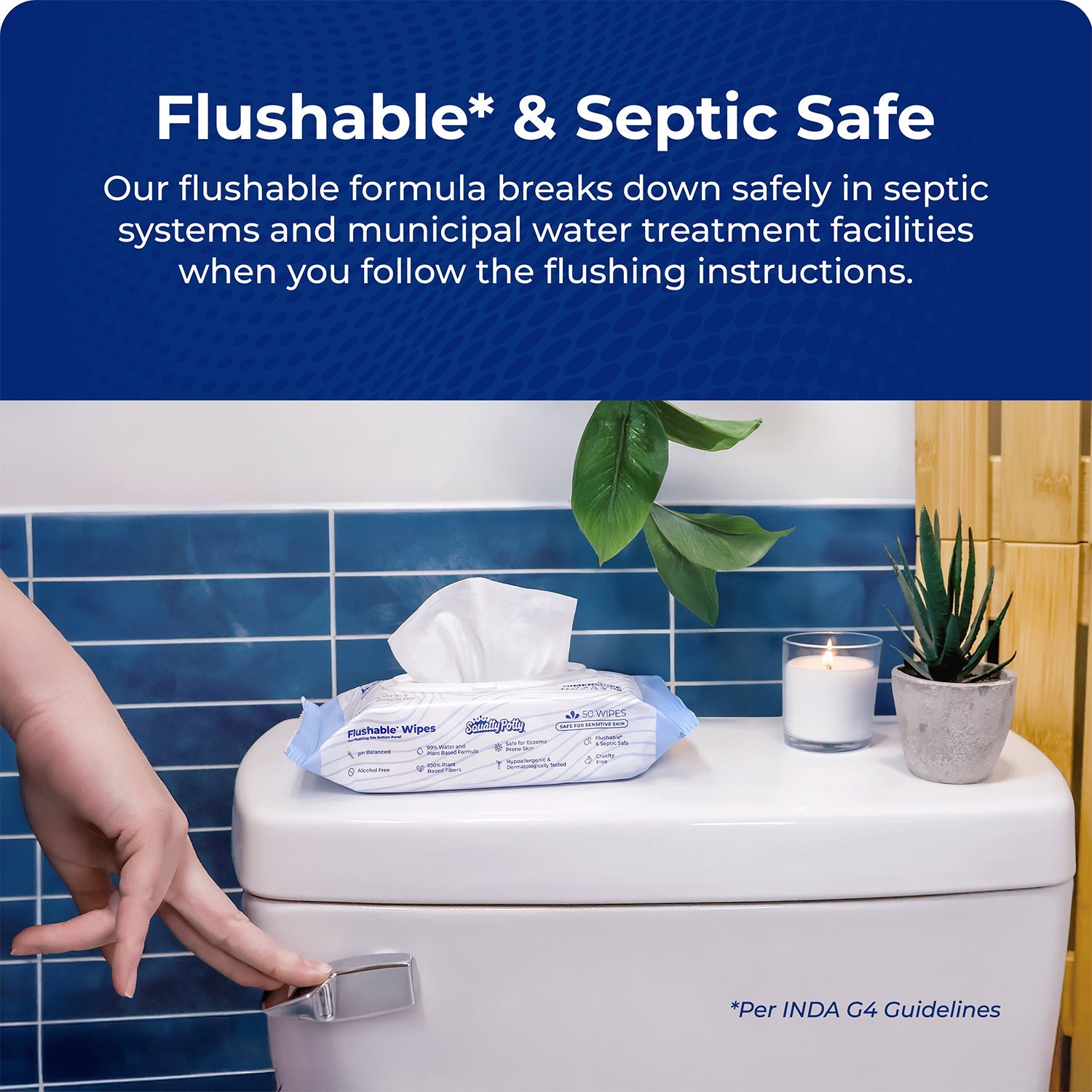 FLUSHABLE WIPES
