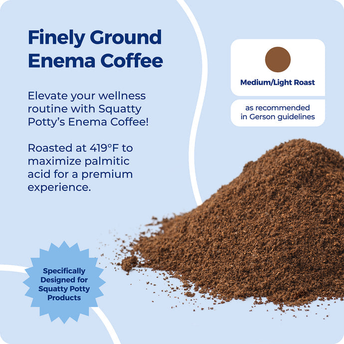 Squatty Potty Enema Coffee ?C Organic ?C 419?? Roasted, Ground Coffee, Cleanse and Detoxify, Made in USA ?C 4 lb Bag